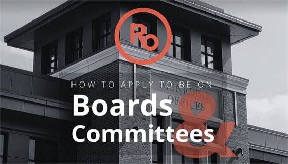 Join a board or committee