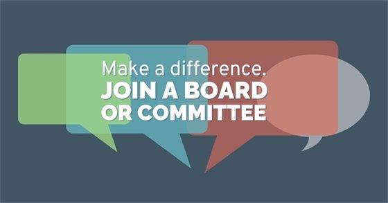Join a board or committee