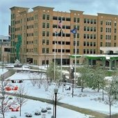 Snow in Centennial Commons