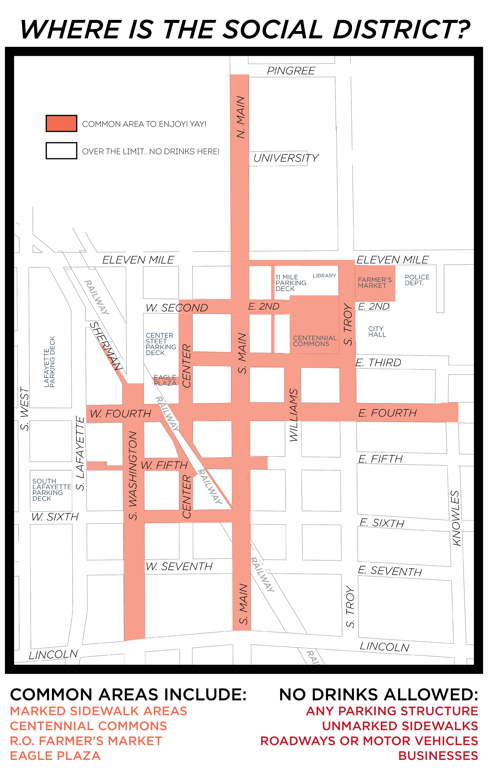 Map of the Social District Boundaries