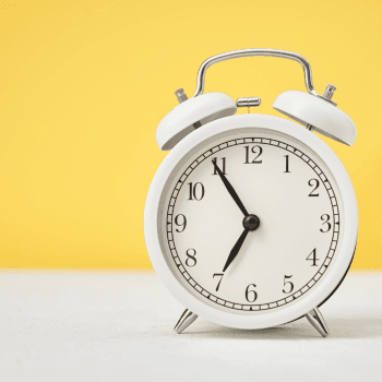 Image of an alarm clock.