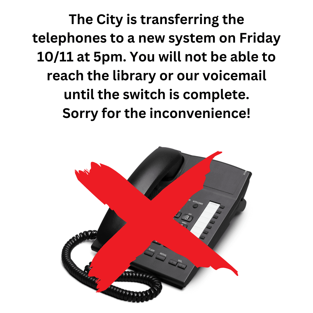 New phone installation notice.