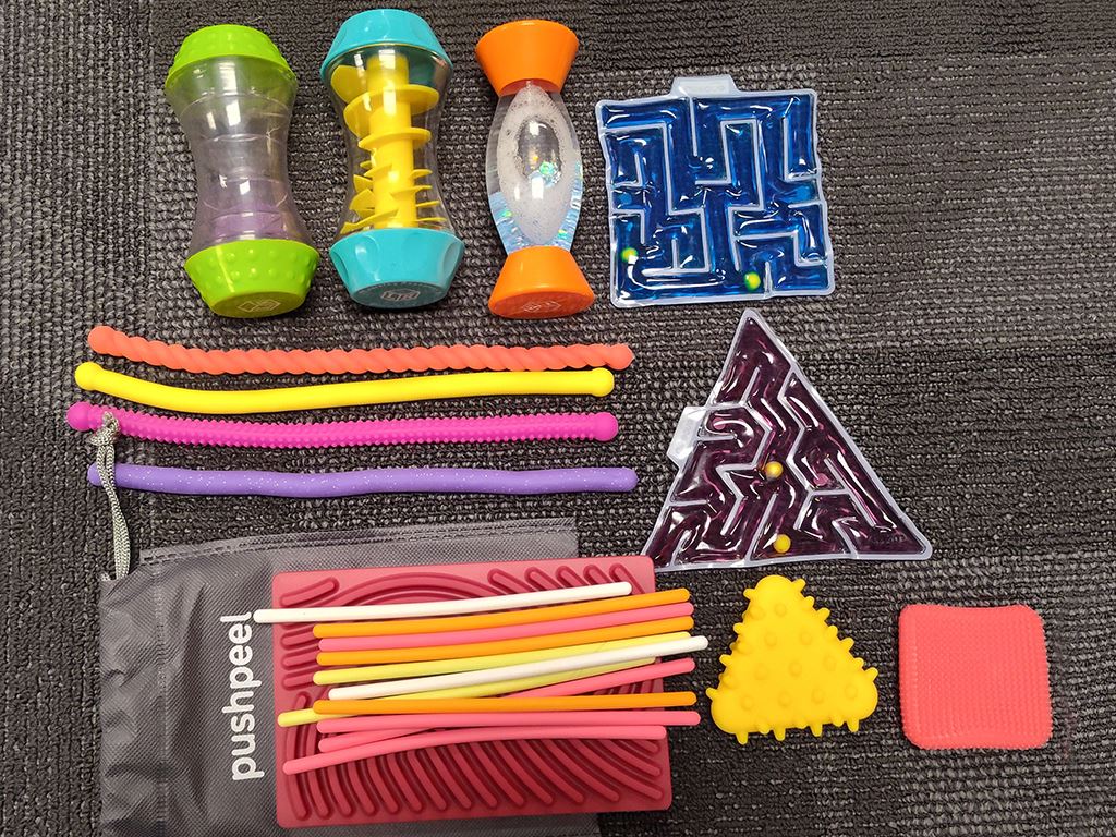 Photo of our Sensory Kit 1 available for checkout.