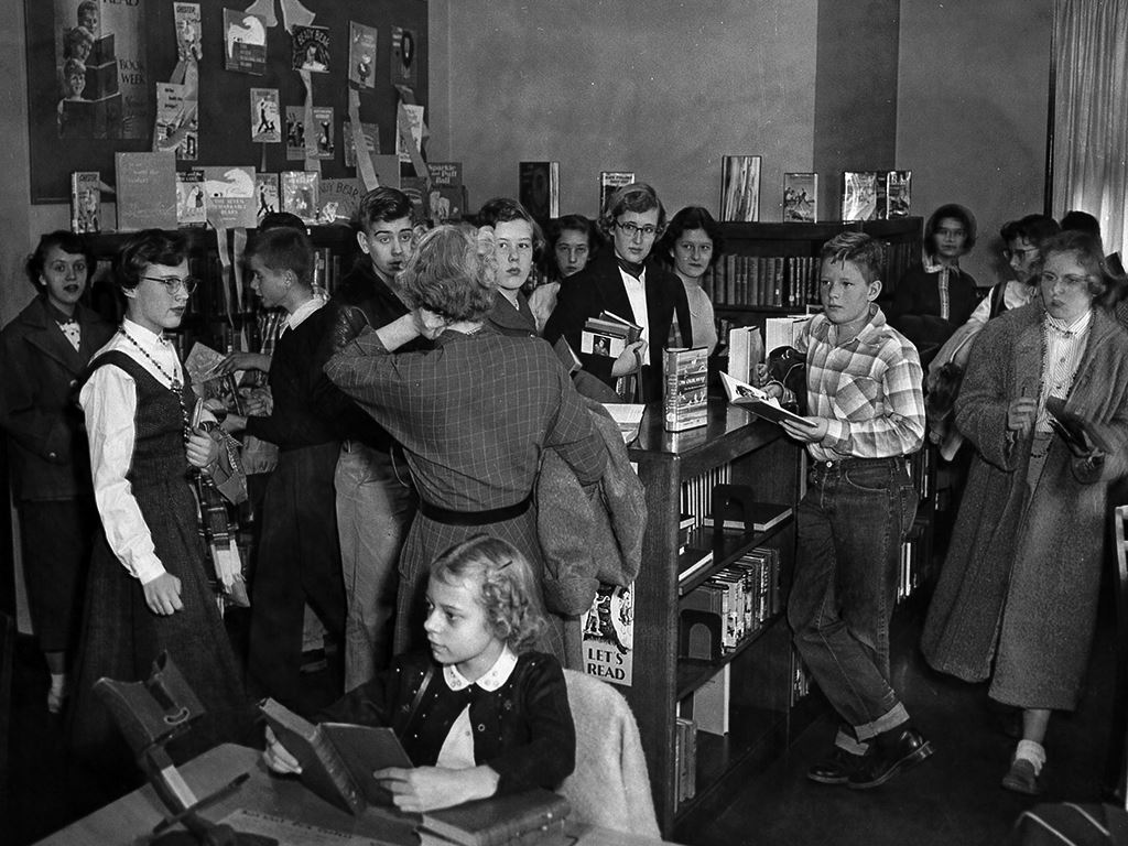 Image of the library from the past.