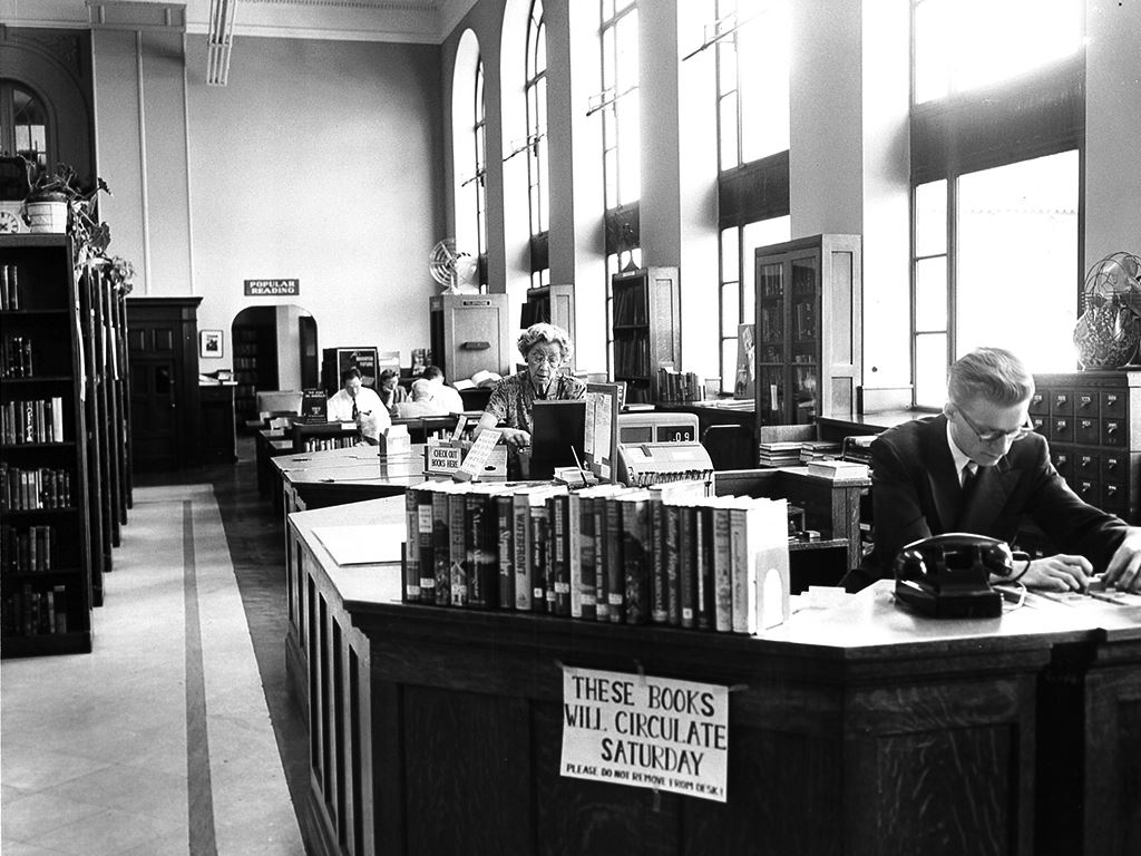 Image of the library from the past.