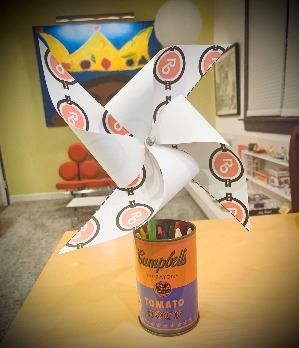 Make a centennial pinwheel